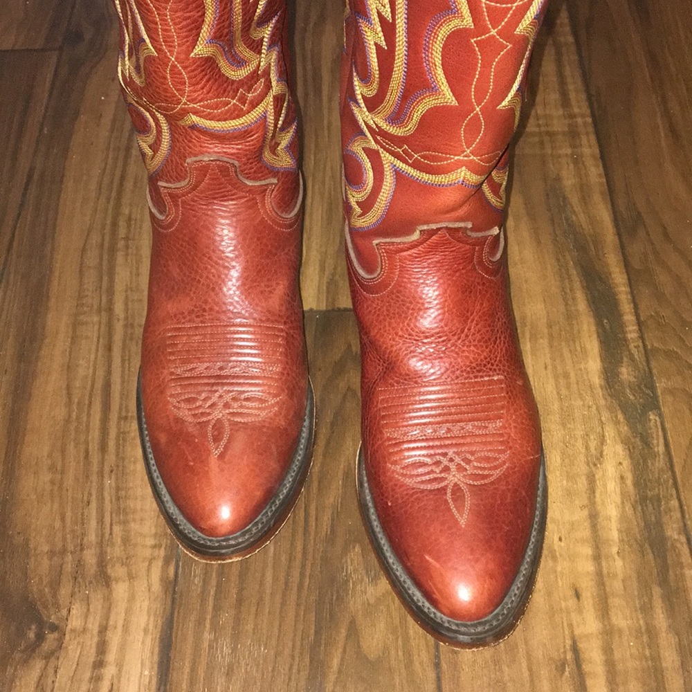 COPY - Justin leather cowboy boots, GUC